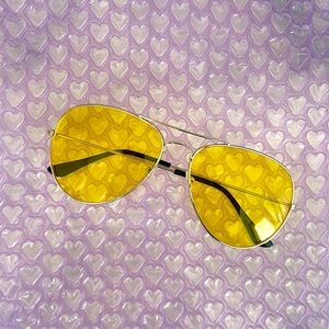 Hunter S. Thompson Yellow Glasses